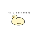 あたしはピザドウっぽいけど明白なアヒル（個別スタンプ：31）