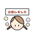 日常使いやすい♪ほのぼのシンプルな女の子（個別スタンプ：29）