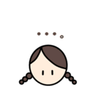 日常使いやすい♪ほのぼのシンプルな女の子（個別スタンプ：36）