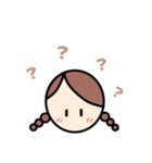 日常使いやすい♪ほのぼのシンプルな女の子（個別スタンプ：38）