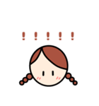 日常使いやすい♪ほのぼのシンプルな女の子（個別スタンプ：39）