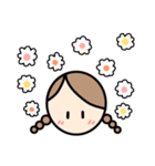 日常使いやすい♪ほのぼのシンプルな女の子（個別スタンプ：40）