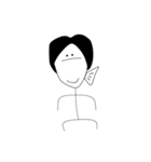 あたし、棒人間。（個別スタンプ：4）