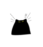 ふしぎなくろねこちゃん(文字なし)（個別スタンプ：9）