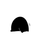 ふしぎなくろねこちゃん(文字なし)（個別スタンプ：14）