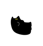 ふしぎなくろねこちゃん(文字なし)（個別スタンプ：15）