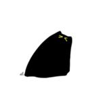 ふしぎなくろねこちゃん(文字なし)（個別スタンプ：16）
