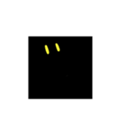 ふしぎなくろねこちゃん(文字なし)（個別スタンプ：20）