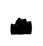 ふしぎなくろねこちゃん(文字なし)（個別スタンプ：24）