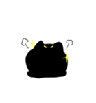 ふしぎなくろねこちゃん(文字なし)（個別スタンプ：27）