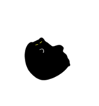 ふしぎなくろねこちゃん(文字なし)（個別スタンプ：29）
