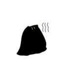 ふしぎなくろねこちゃん(文字なし)（個別スタンプ：30）