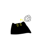 ふしぎなくろねこちゃん(文字なし)（個別スタンプ：32）