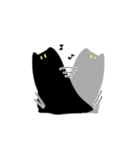ふしぎなくろねこちゃん(文字なし)（個別スタンプ：34）