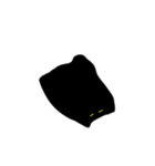 ふしぎなくろねこちゃん(文字なし)（個別スタンプ：38）