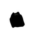 ふしぎなくろねこちゃん(文字なし)（個別スタンプ：39）