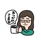 気持ちを伝える♫マダムの日常スタンプ（個別スタンプ：22）
