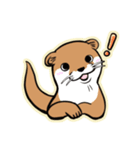 かわうそとたぬき（個別スタンプ：2）
