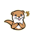 かわうそとたぬき（個別スタンプ：13）