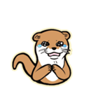 かわうそとたぬき（個別スタンプ：15）