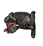 ブラックスモーク猫ズ1（個別スタンプ：38）