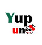 英語の日本語（個別スタンプ：17）