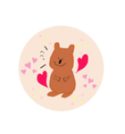 ワラビーちゃんの日常（個別スタンプ：3）