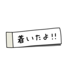 シンプルでカワイイ付箋（個別スタンプ：30）