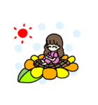 七夕ファミリー（個別スタンプ：7）