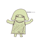 おかっぱマスク（個別スタンプ：2）