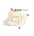 おかっぱマスク（個別スタンプ：35）