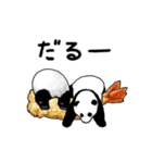 天ぷらパンダ（個別スタンプ：24）