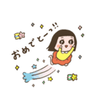 毎日使える女の子ちゃんスタンプ（個別スタンプ：9）