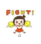毎日使える女の子ちゃんスタンプ（個別スタンプ：10）