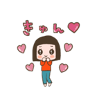 毎日使える女の子ちゃんスタンプ（個別スタンプ：14）