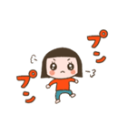 毎日使える女の子ちゃんスタンプ（個別スタンプ：22）