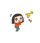 毎日使える女の子ちゃんスタンプ（個別スタンプ：28）