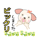 犬のさよちゃん 毎日使える日常ことば（個別スタンプ：22）