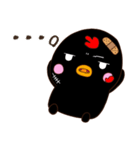 Black にぴょ（個別スタンプ：4）