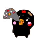 Black にぴょ（個別スタンプ：17）