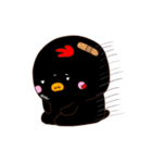 Black にぴょ（個別スタンプ：21）