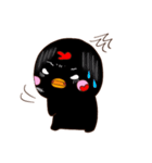 Black にぴょ（個別スタンプ：23）