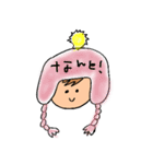 ぼうしかぶり子（個別スタンプ：10）