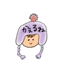 ぼうしかぶり子（個別スタンプ：12）