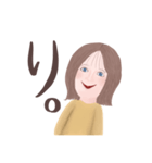 外ハネ少女のめちゃくちゃ使えるスタンプ（個別スタンプ：3）