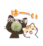 ネコ＆はな（個別スタンプ：9）