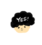 くるくるパーマさん（個別スタンプ：9）