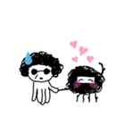 モジャモジャ大好き！！！モジャック星人（個別スタンプ：3）