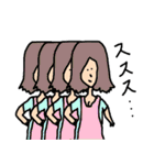この頃流行りの女の子（個別スタンプ：4）