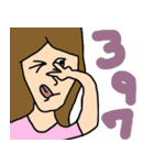 この頃流行りの女の子（個別スタンプ：13）